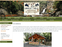 Tablet Screenshot of linvillefalls.com